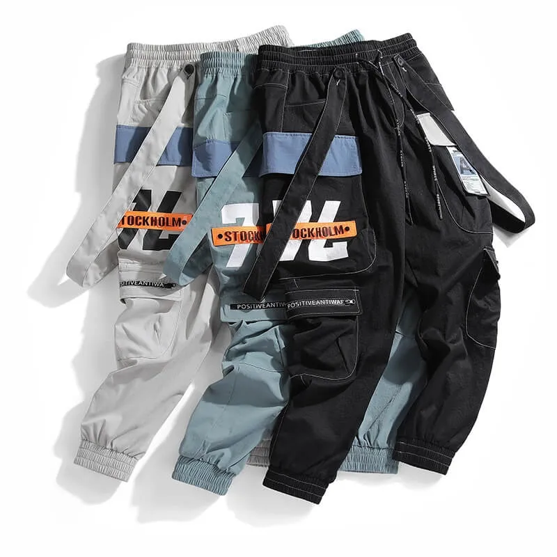 Stockholm Cargo Pants Japanese Streetwear Joggers