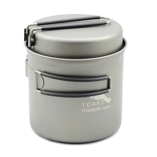 Toaks - Titanium 1100ml Pot & Pan Lid