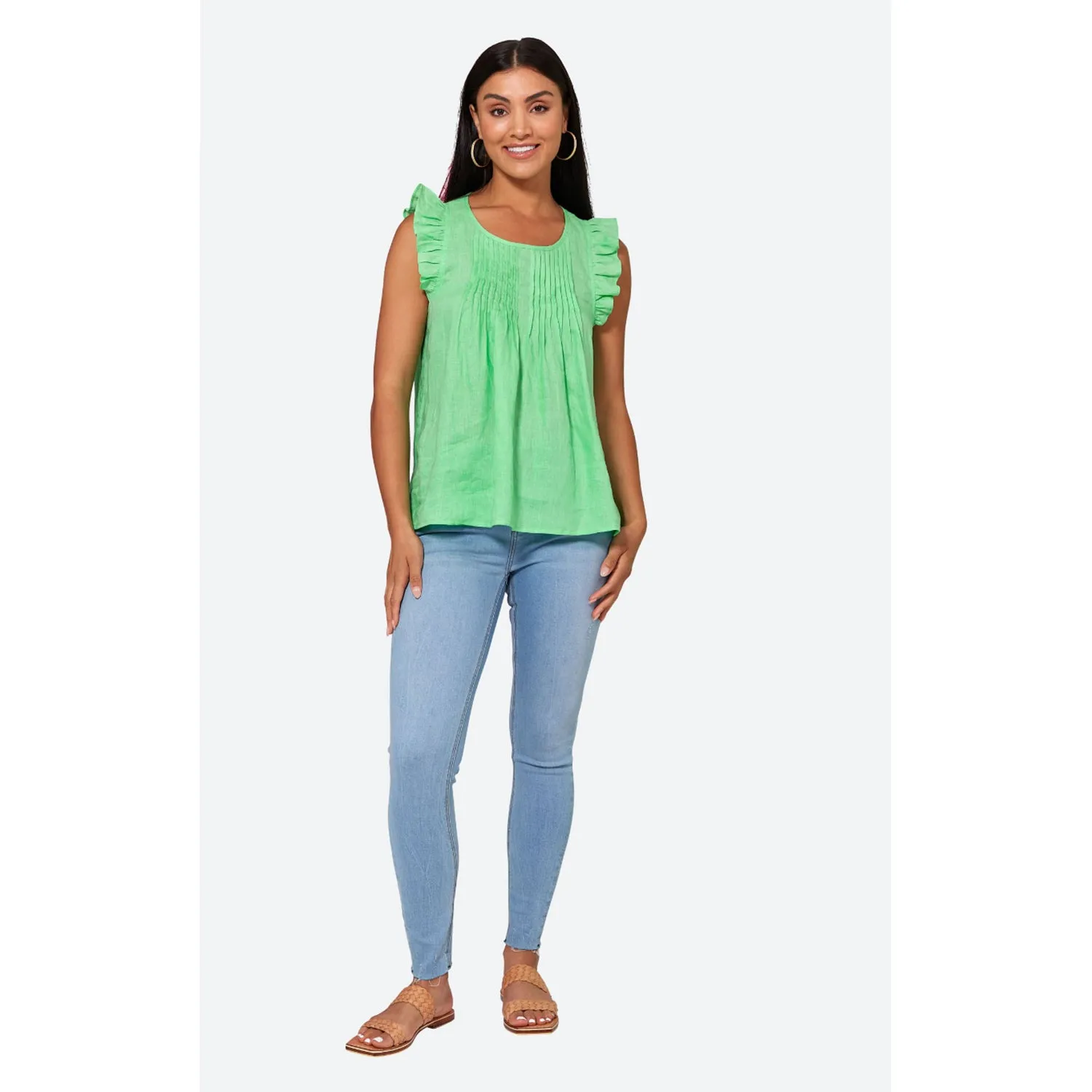 Top La Vie Frill - Kiwi