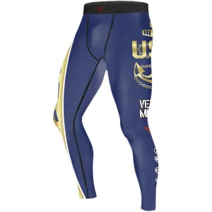 USA Navy Veteran Men's Compression Leggings