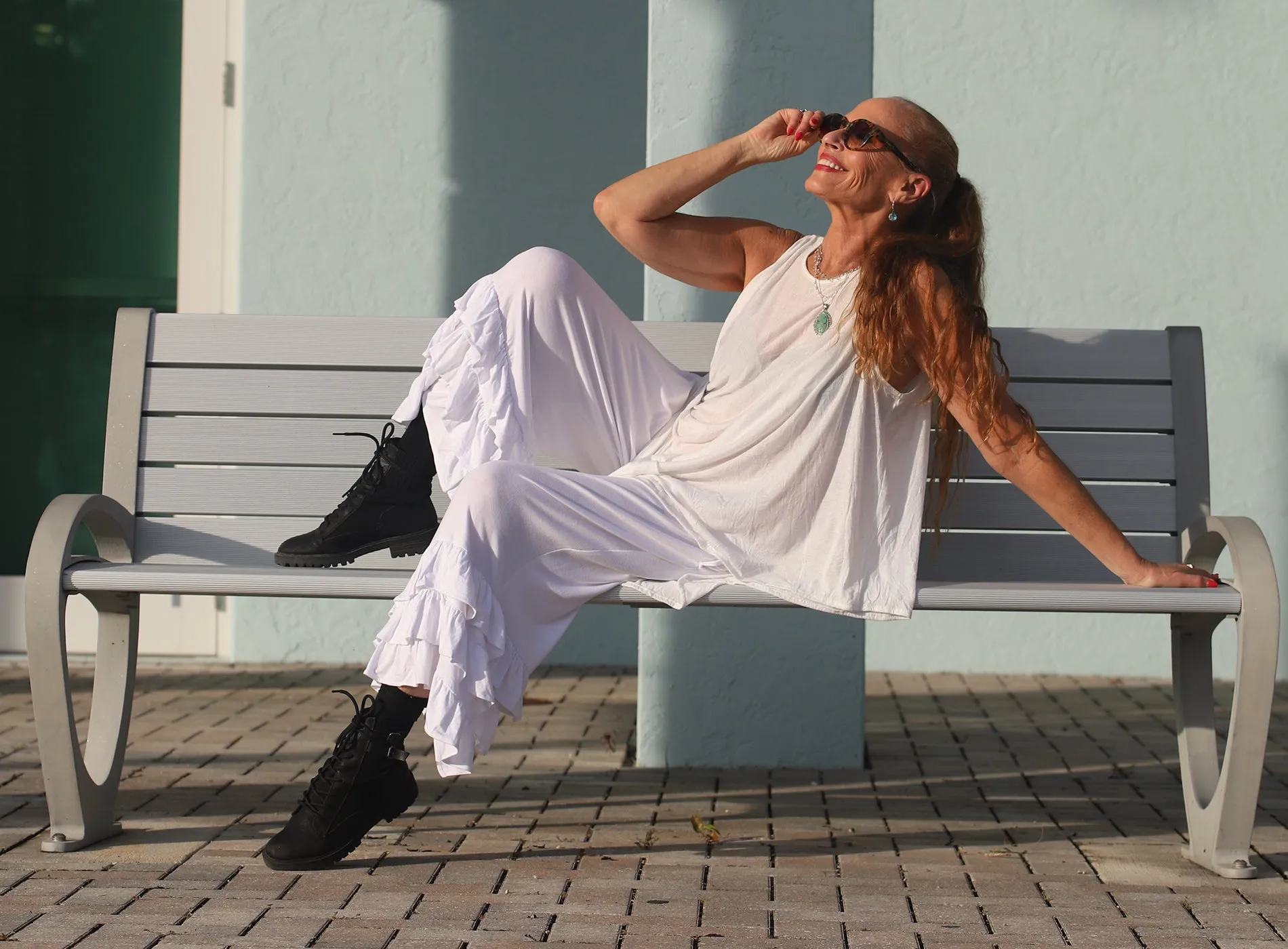 White Stretch PantalOOnie Bloomers