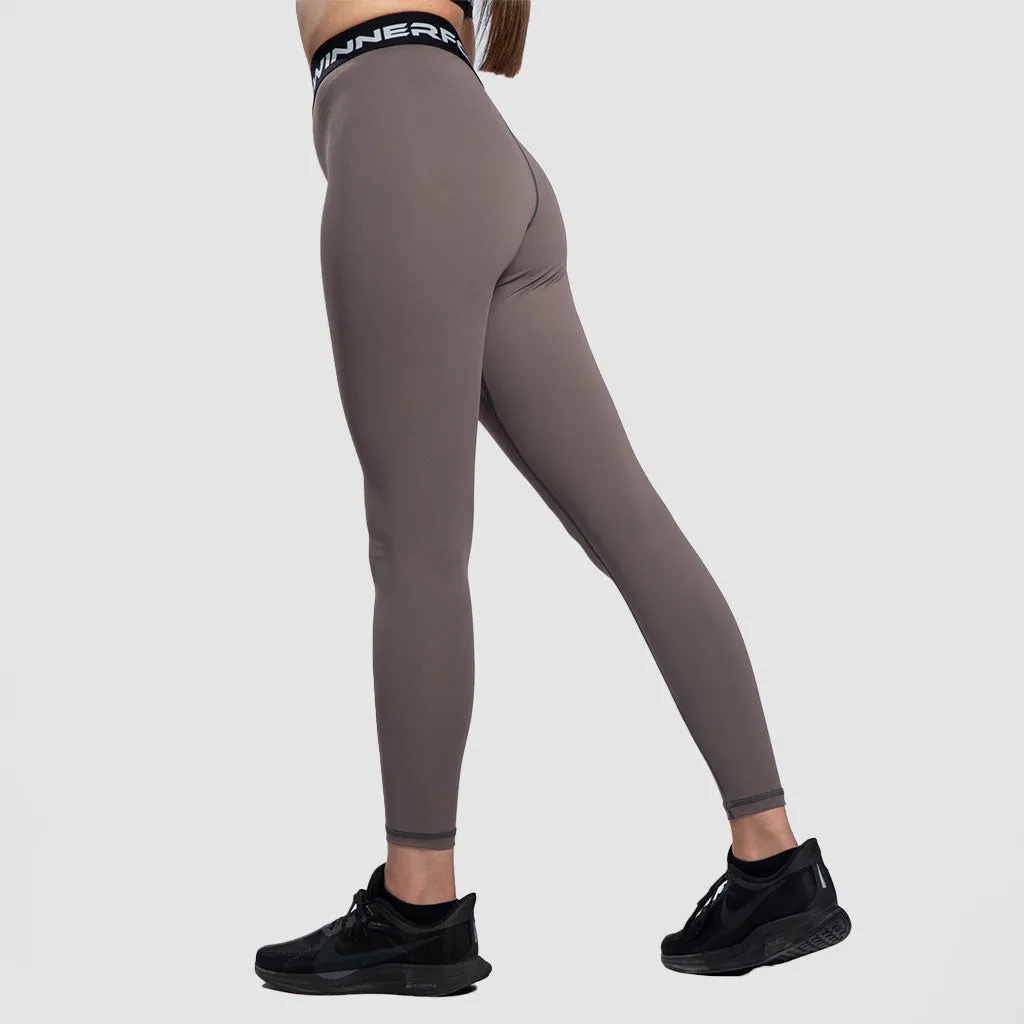 WOMEN TULIP LEGGINGS(KHAKI BROWN)