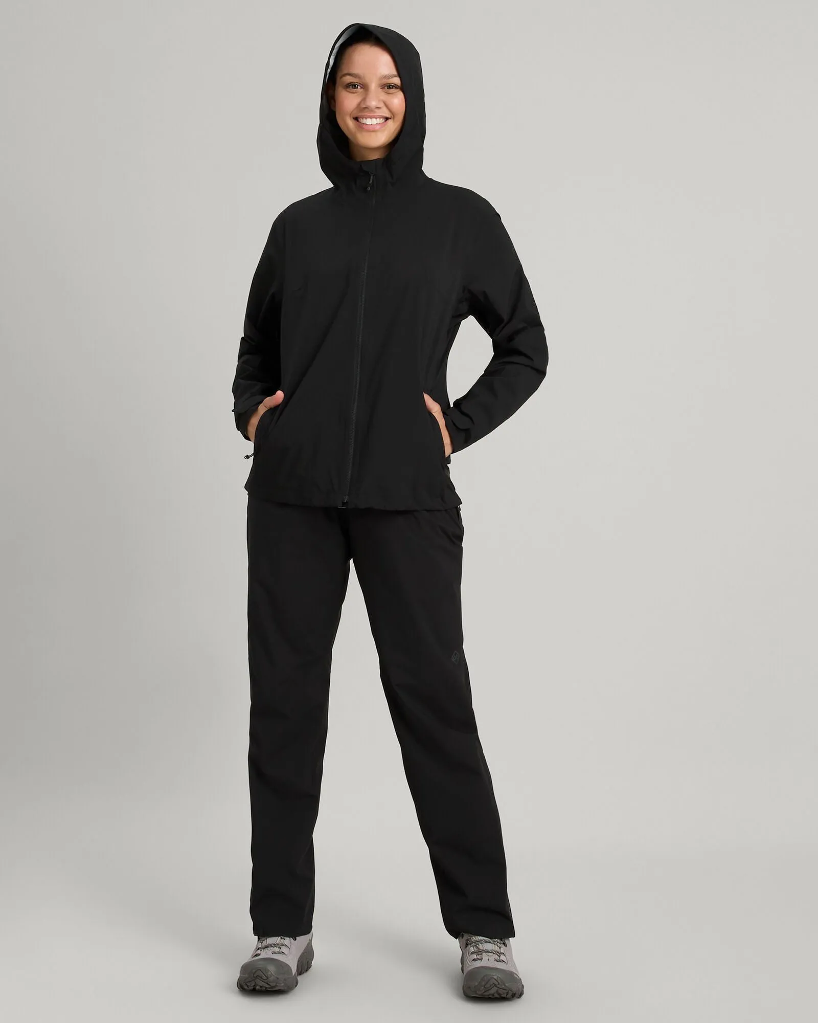 Women's Trailhead Stretch 2.5-layer Rain Pants - Black Stingray