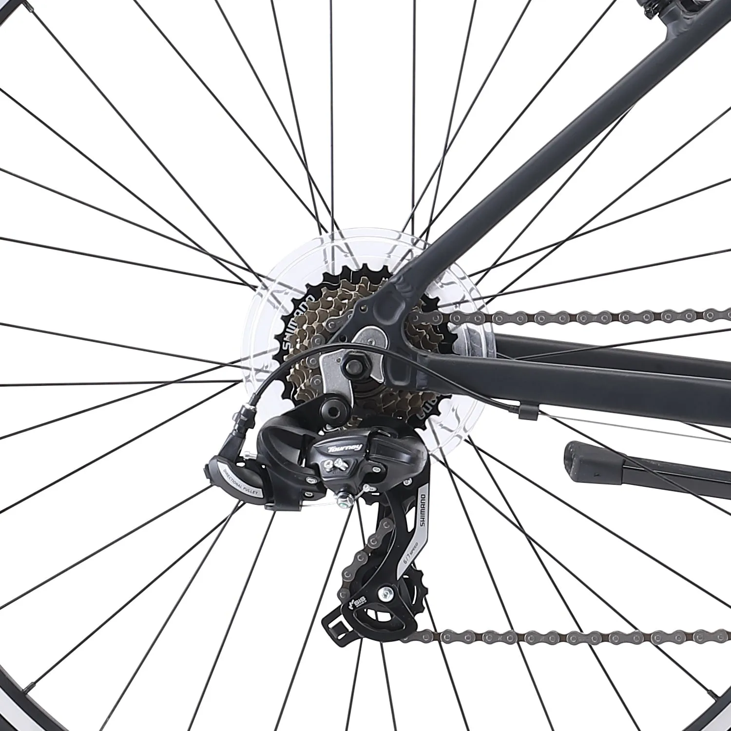 XDS Cross 200 21sp Comfort Hybrid Bike //  Matte Black