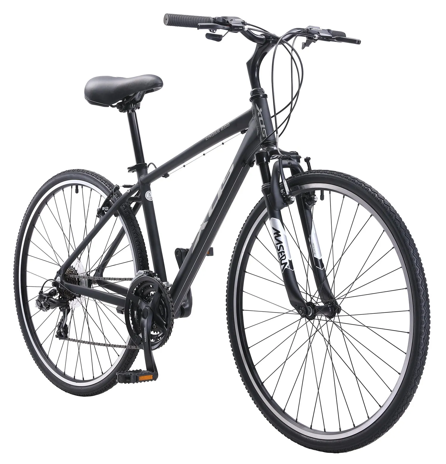 XDS Cross 200 21sp Comfort Hybrid Bike //  Matte Black